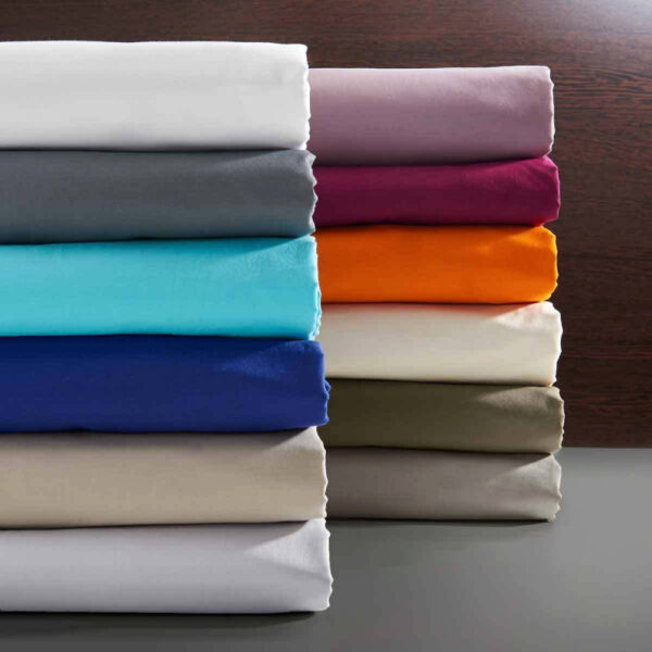 DRAP PLAT PÉTALE 240 X 300 CM POUR LIT 2 PLACES 100% COTON/57 FILS/CM²