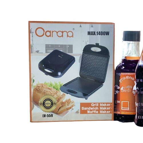 Machine à sandwich 3 en 1 , grilleuse de panini, fabricant de noix, gauffrier 1400w