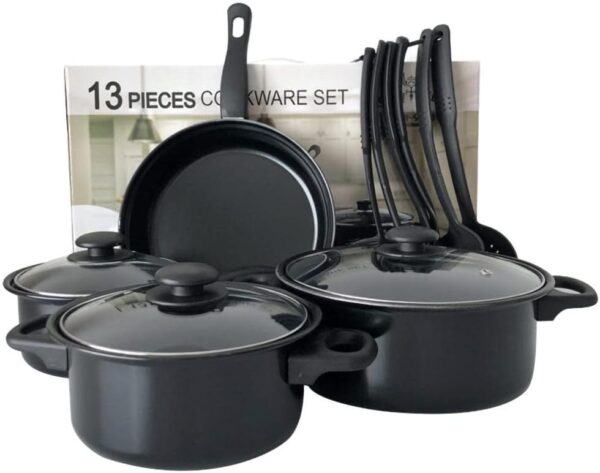 lot de Marmites,poêles et casseroles de Cuisine Antiadhésive - 13Pièces
