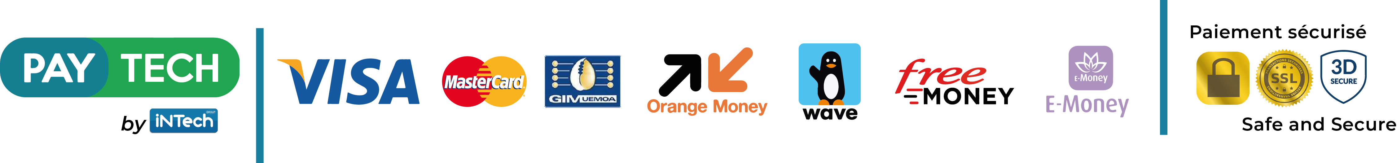 Orange Money | Wave | Free Money | Carte