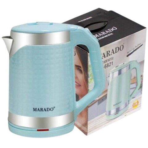 Bouilloire électrique MARADO avec protection contre l'ébullition à sec, la vapeur et la surchauffe, corps 2,3L MA-6820