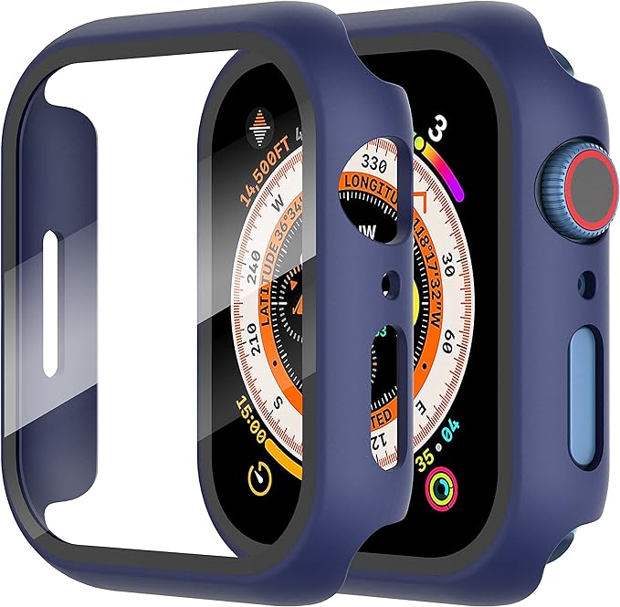 Coque pour Apple Watch Series 9; 8; 7 45mm, 41mm Protection Écran