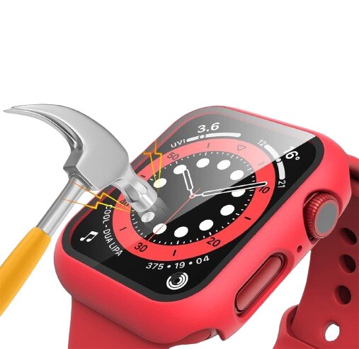 Coque pour Apple Watch Series 9; 8; 7 45mm, 41mm Protection Écran