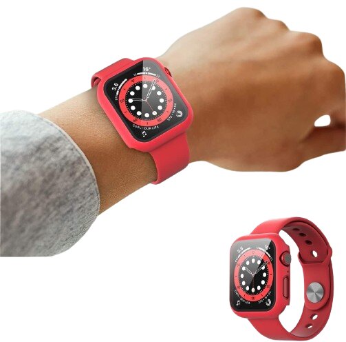 Coque pour Apple Watch Series 9; 8; 7 45mm, 41mm Protection Écran