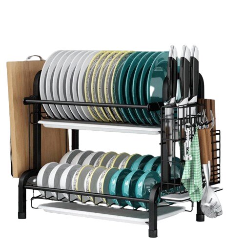 Egouttoirs a Vaisselle Support de Rangement pour Vaisselle Egouttoir a Vaisselle de Cuisine