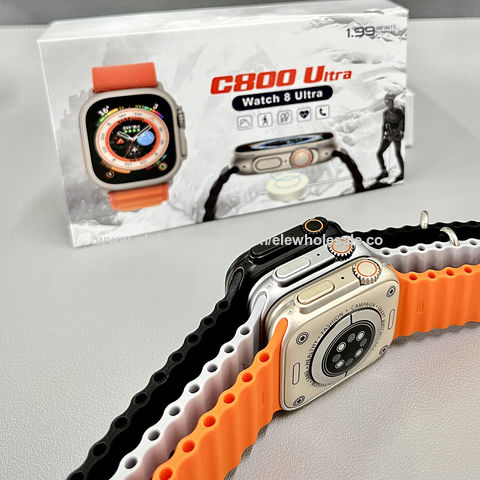 Generic Montre Connectée - Smart Watch - Imperméable Bluetooth T800 Ultra Noir Generic Montre Connectée - Smart Watch - Imperméable Bluetooth T800 Ultra Noir