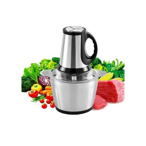 Hachoir à viande électrique 3 L 600 W en acier inoxydable mixeur hachoir à viande hachée robot de cuisine pour viande, légumes, fruits