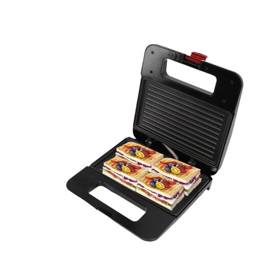 Machine à sandwich 3 en 1 , grilleuse de panini, fabricant de noix, gauffrier 750w