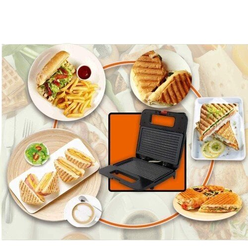 Machine à sandwich 3 en 1 , grilleuse de panini, fabricant de noix, gauffrier 750w