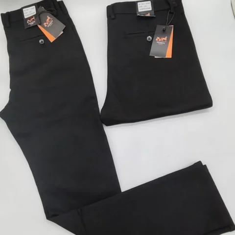 PANTALION KAKI ZARA-NOIR