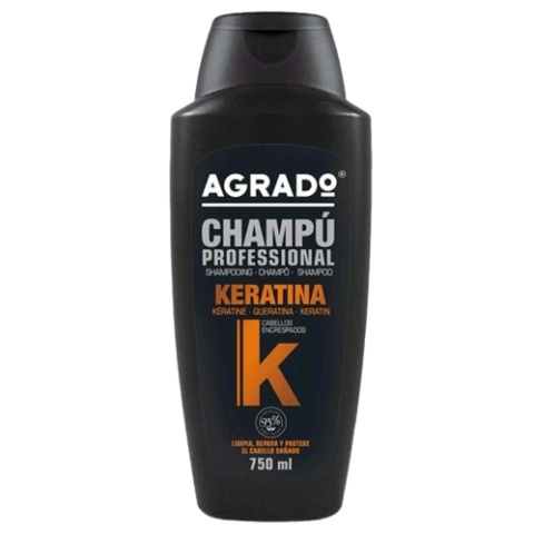 Agrado Shampooing professionnel à la Kératine-750ML