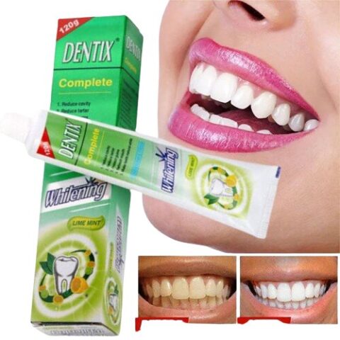 DENTIX Dentifrice au citron et aux herbes pour le Blanchiment des dents 120 g