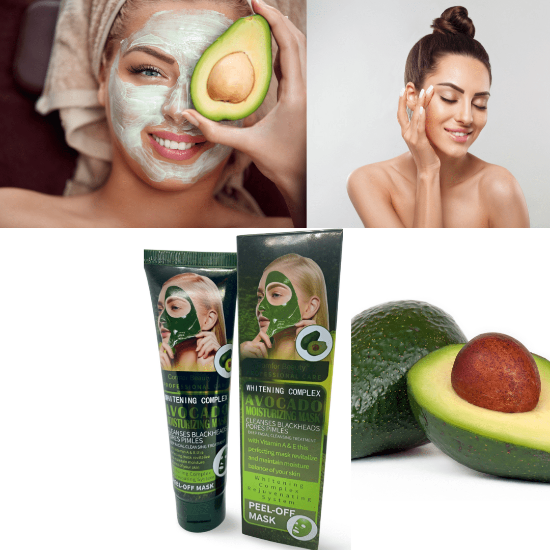 Masque Hydratant à l'Avocat éclaircissant pour le visage, blanchiment du visage, éclairant,